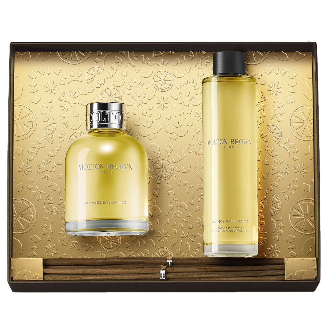 Molton Brown Orange & Bergamot Home Fragrance Set - Difuzor + Rezerva 150ml - Beauty Lounge
