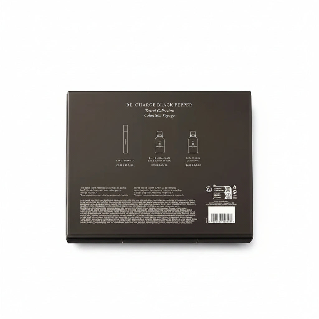Molton Brown Re-Charge Black Pepper Travel Gift Set - Set Cadou Corp Pentru Barbati - Beauty Lounge