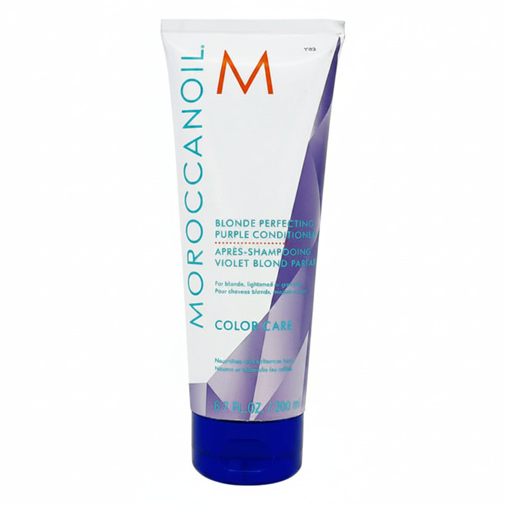 Moroccanoil Blonde Perfecting Purple Conditioner 200ml - Balsam Violet Pentru Par Blond