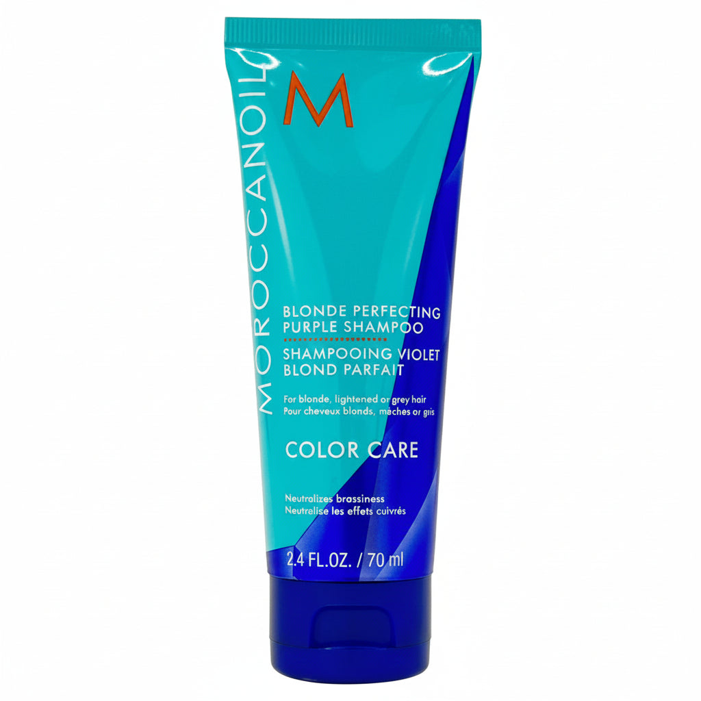 Moroccanoil Color Care Purple 70ml - Sampon pentru Parul Blond cu Pigment Violet