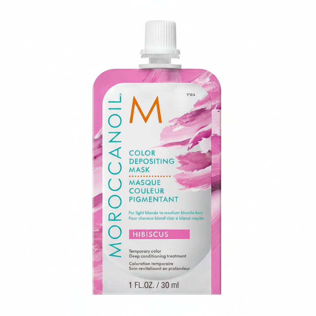 Moroccanoil Color Depositing Hibiscus Mask 30ml - Masca de Par Nuantatoare