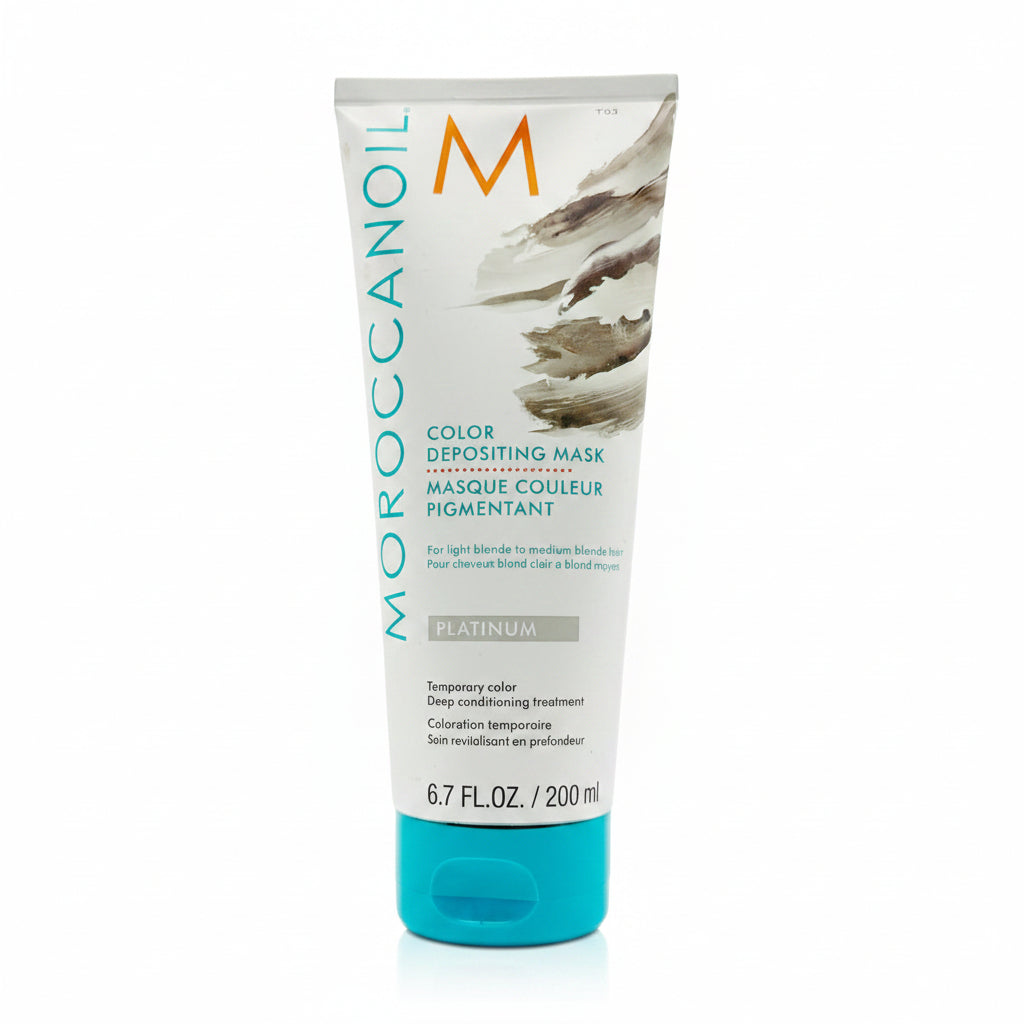 Moroccanoil Color Depositing Mask Platinum 200ml - Masca de Par Nuantatoare - Beauty Lounge