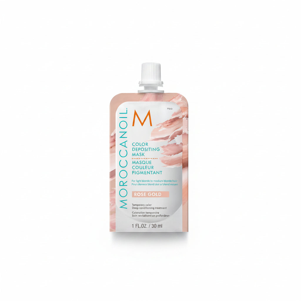 Moroccanoil Color Deposing Mask Rose Gold 30ml - Masca de Par Nuantatoare - Beauty Lounge