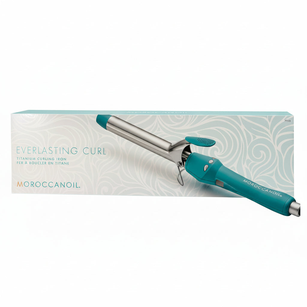 Moroccanoil Everlasting Curl Titanium Curling Iron - Ondulator Profesional Pentru Bucle Definite - Beauty Lounge