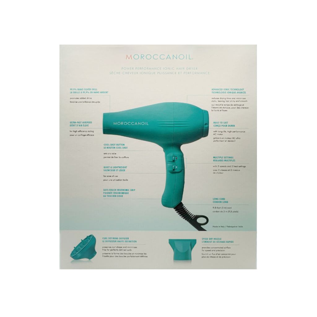 Moroccanoil Power Performance Ionic Hair Dryer - Uscator de Par - Beauty Lounge