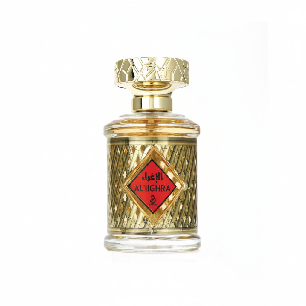 My Perfumes Al 'Iighra 100ml – un parfum oriental intens si sofisticat, cu accente condimentate si baza lemnoasa profunda.