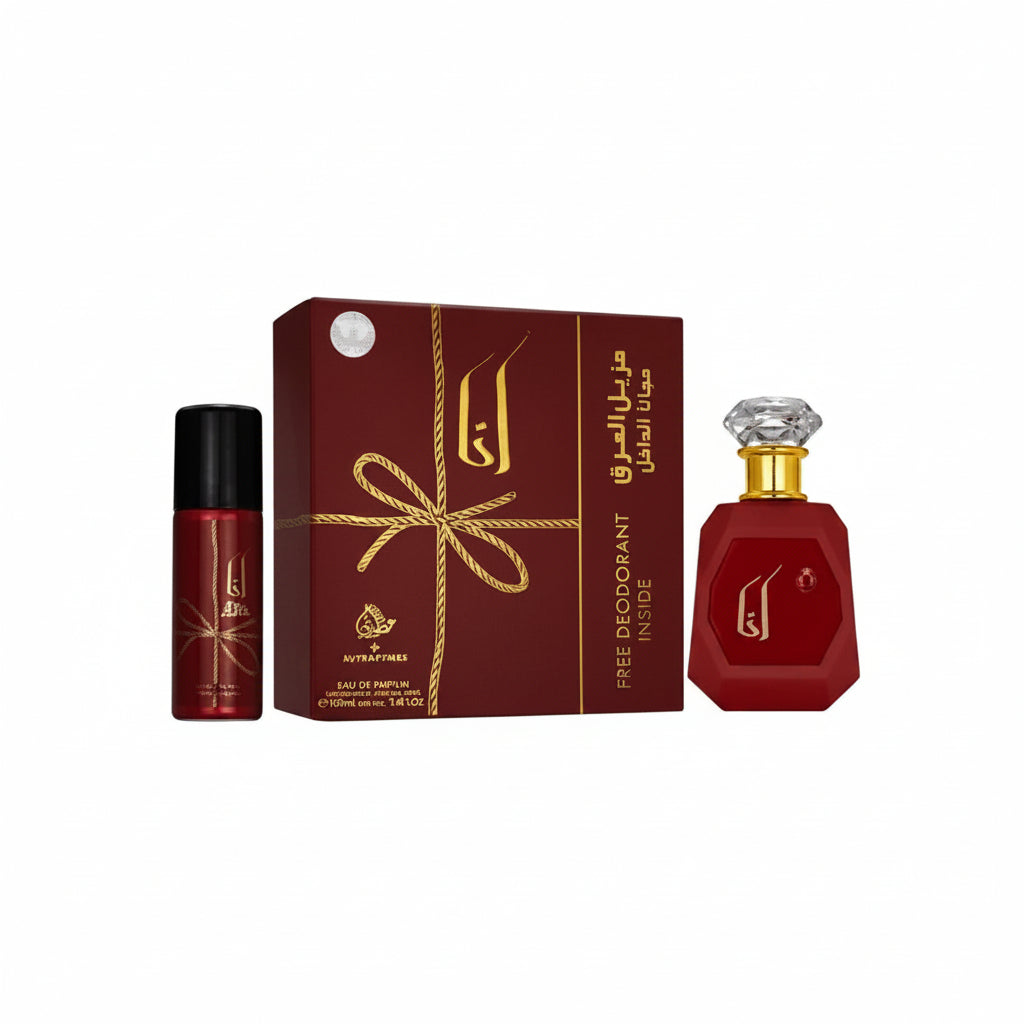 My Perfumes Ana Red 100ml si Deo 35ml - parfum feminin intens si seducator cu accente fructate dulci si baza ambrata calda