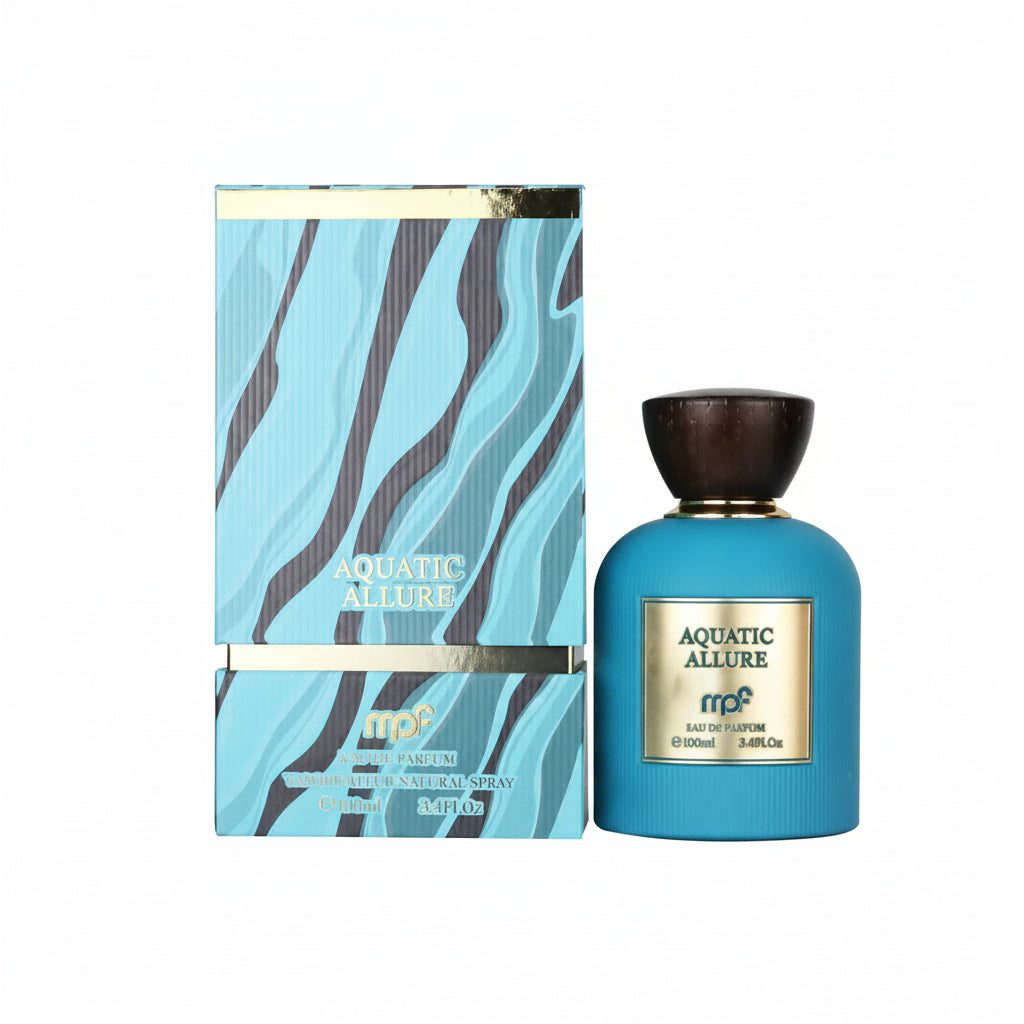 My Perfumes Aquatic Allure 100ml – un parfum fresh si elegant, cu caracter acvatic si accente curate, inspirat de prospetimea apei si rafinamentul modern.