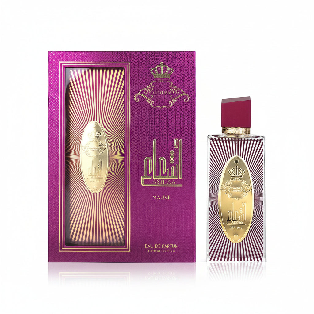 My Perfumes Asha' A Mauve 110ml – o fragranta feminina moderna si rafinata, care combina prospetimea fructata cu eleganta florala.