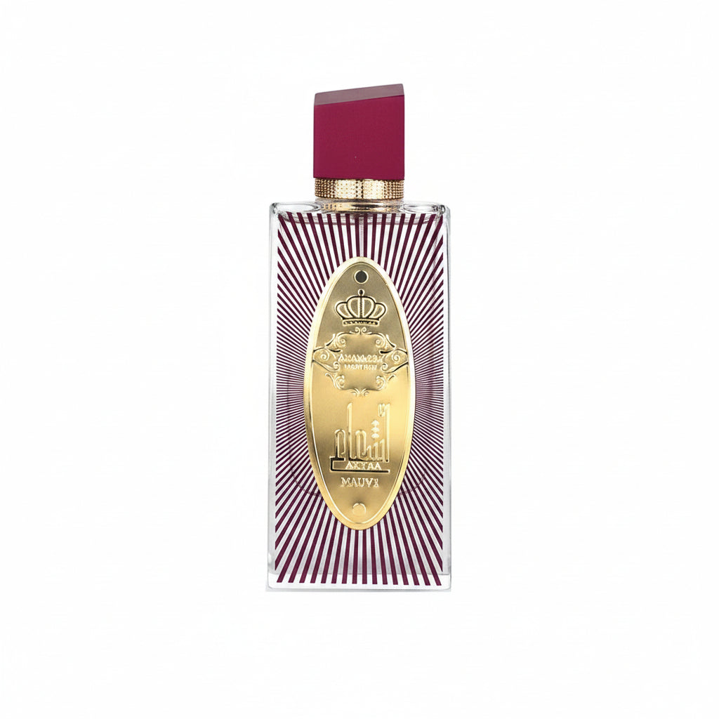 My Perfumes Asha' A Mauve 110ml – o fragranta feminina moderna si rafinata, care combina prospetimea fructata cu eleganta florala.