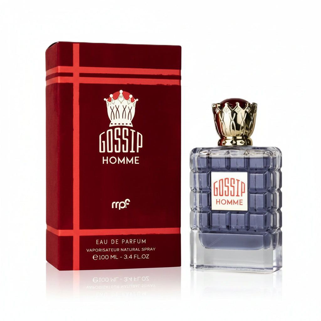My Perfumes Gossip Homme 100ml – un parfum barbatesc fresh si elegant, cu debut aromatic si citric, urmat de o baza lemnoasa curata.