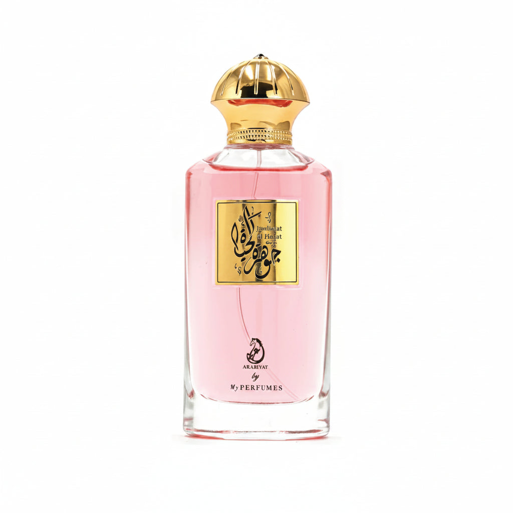 My Perfumes Jawharat Al Hayat 100ml – un parfum oriental elegant si cald, cu accente dulci-florale si baza ambrata catifelata.