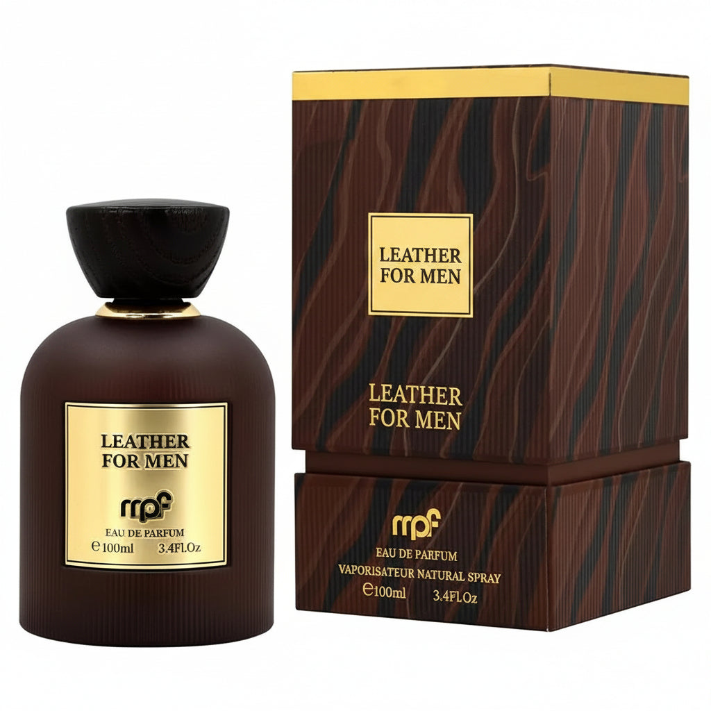 My Perfumes Leather For Man 100ml – un parfum masculin puternic si rafinat, cu note de piele autentica si accente condimentate.