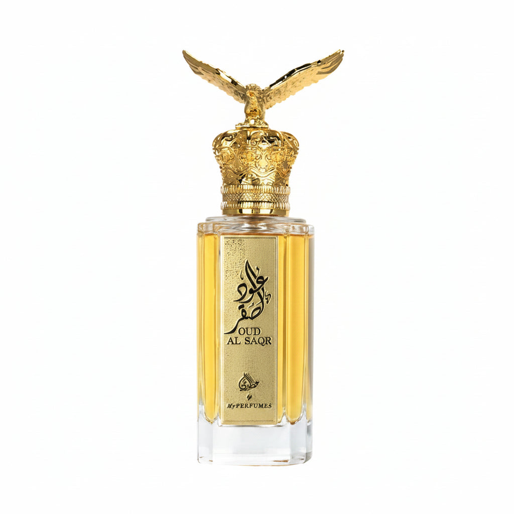 My Perfumes Oud Al Saqr 100ml – un parfum clasic oriental, construit in jurul oud-ului lemnos si rasinos.