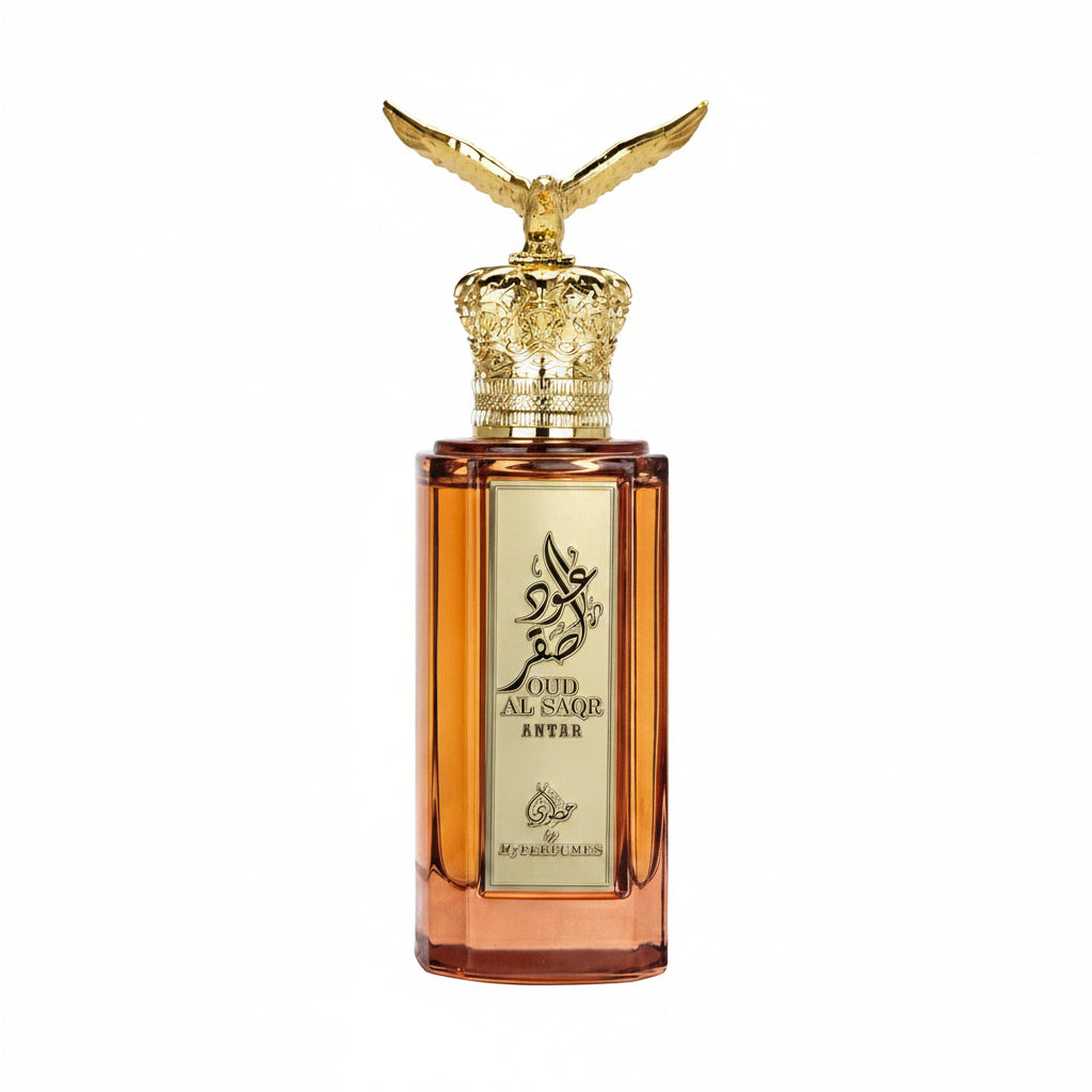 My Perfumes Oud Al Saqr Antar 100ml – un parfum oriental puternic si opulent, cu oud intens si accente dulci-condimentate.