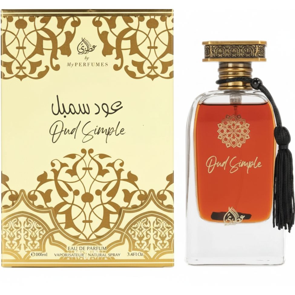 My Perfumes Oud Simple 100ml – un parfum oriental minimalist, centrat pe oud curat si lemn fin.