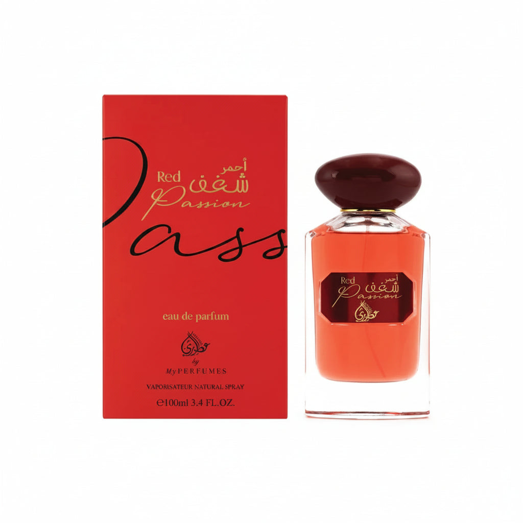My Perfumes Red Passion 100ml – un parfum pasional si intens, cu accente dulci-florale si baza calda orientala.