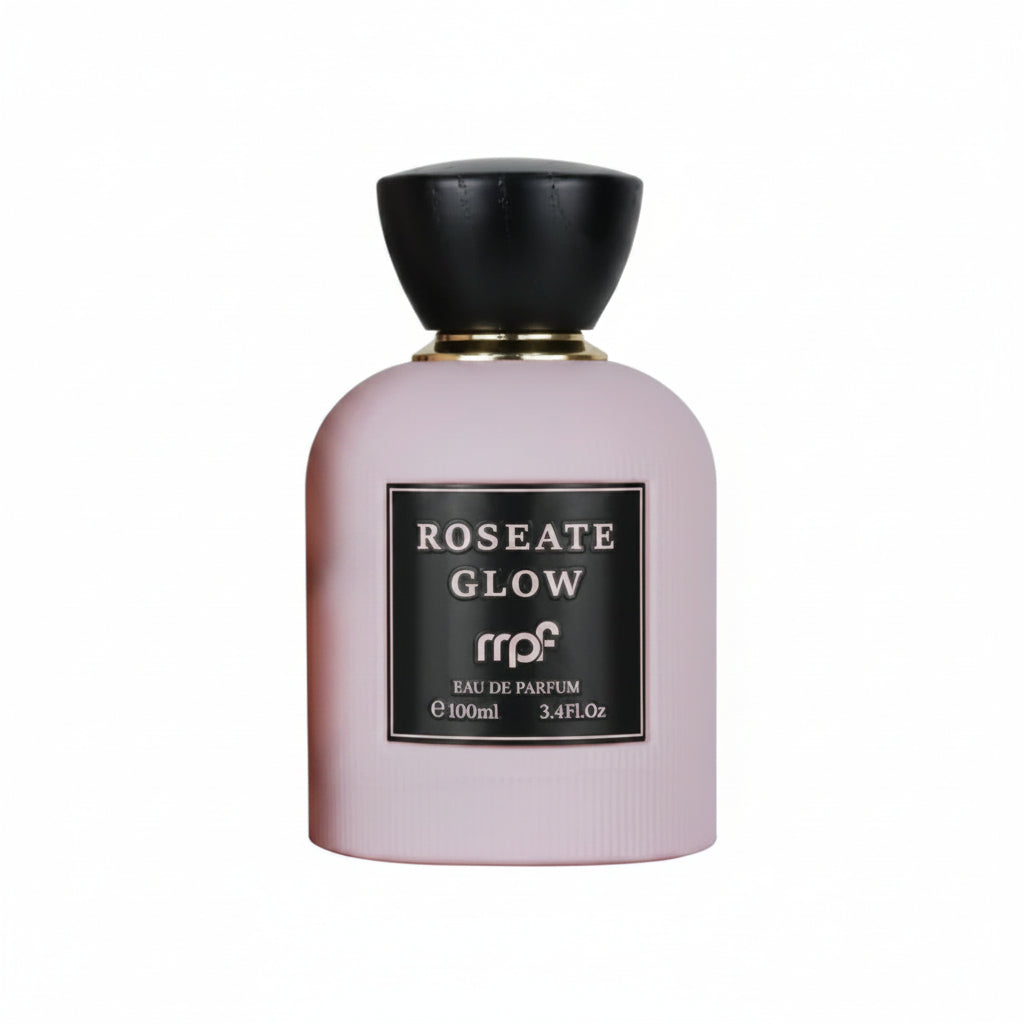 My Perfumes Roseate Glow 100ml – un parfum floral luminos si elegant, cu accente catifelate de trandafir si o baza calda, moderna si rafinata.
