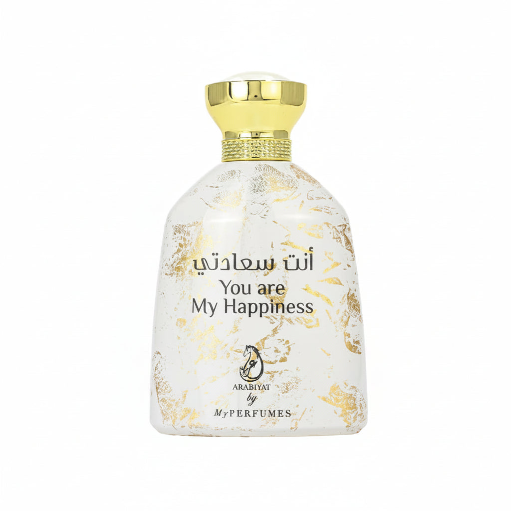 My Perfumes You Are My Happiness 100ml – un parfum luminos si romantic, cu accente floral-fructate si baza calda, pudrata.