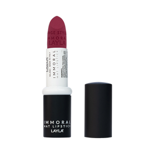 Layla Cosmetics Immoral Mat Lipstick No 24 Pelledoca - Ruj Intens Mat