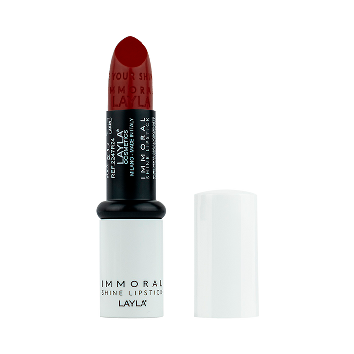 Layla Cosmetics Immoral Shine Lipstick No 28 Damage Me - Ruj Intens Hidratant