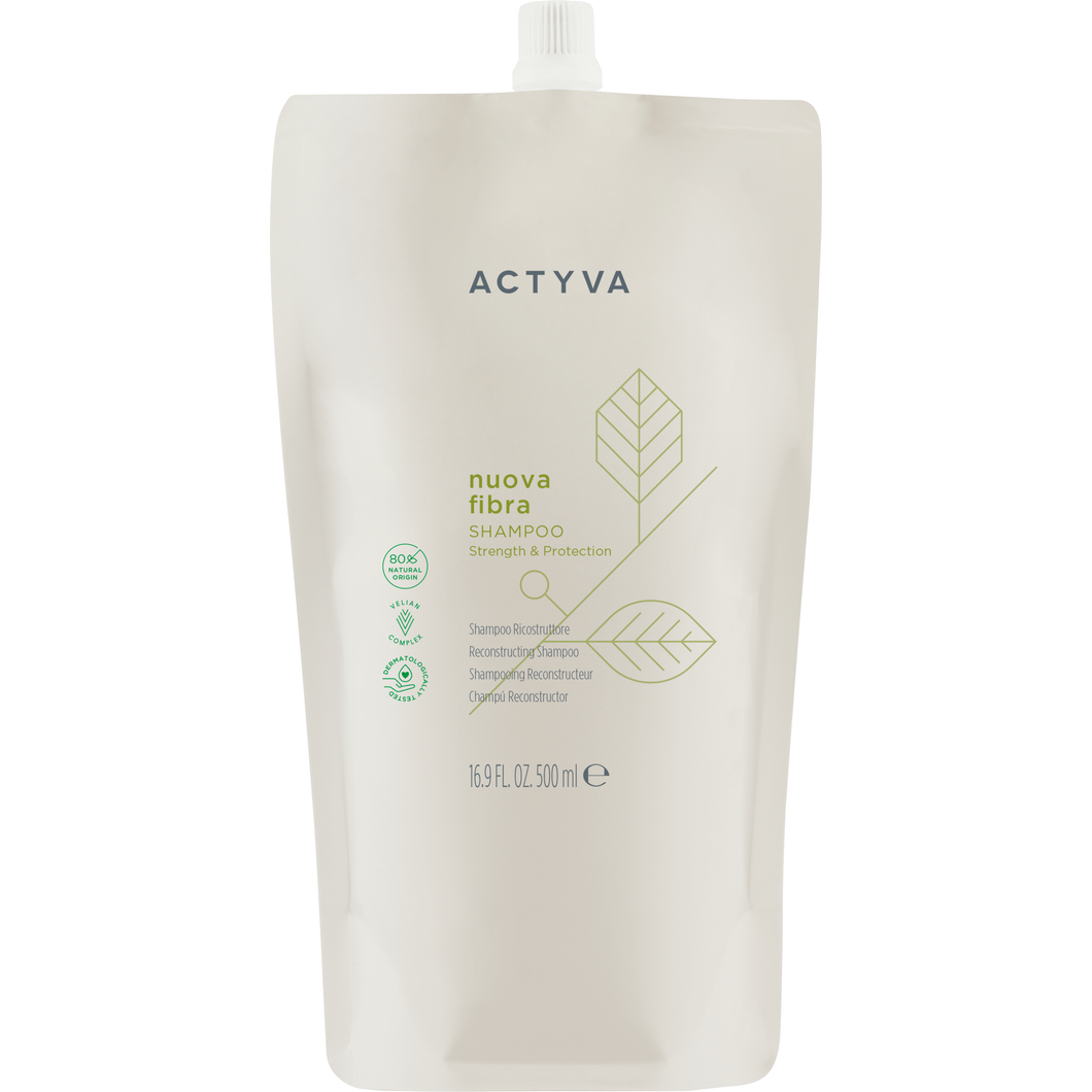 Kemon Actyva Nuova Fibra Shampoo Pouch - Sampon de Restructurare 500ml
