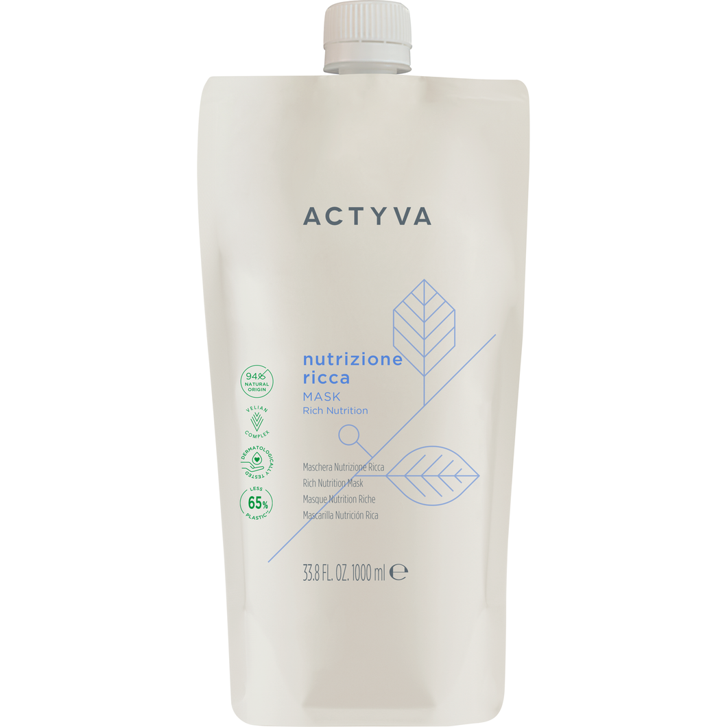 Kemon Actyva Nutrizione Ricca Mask Pouch - Masca de Hidratare Intensa Par Foarte Uscat 1000ml