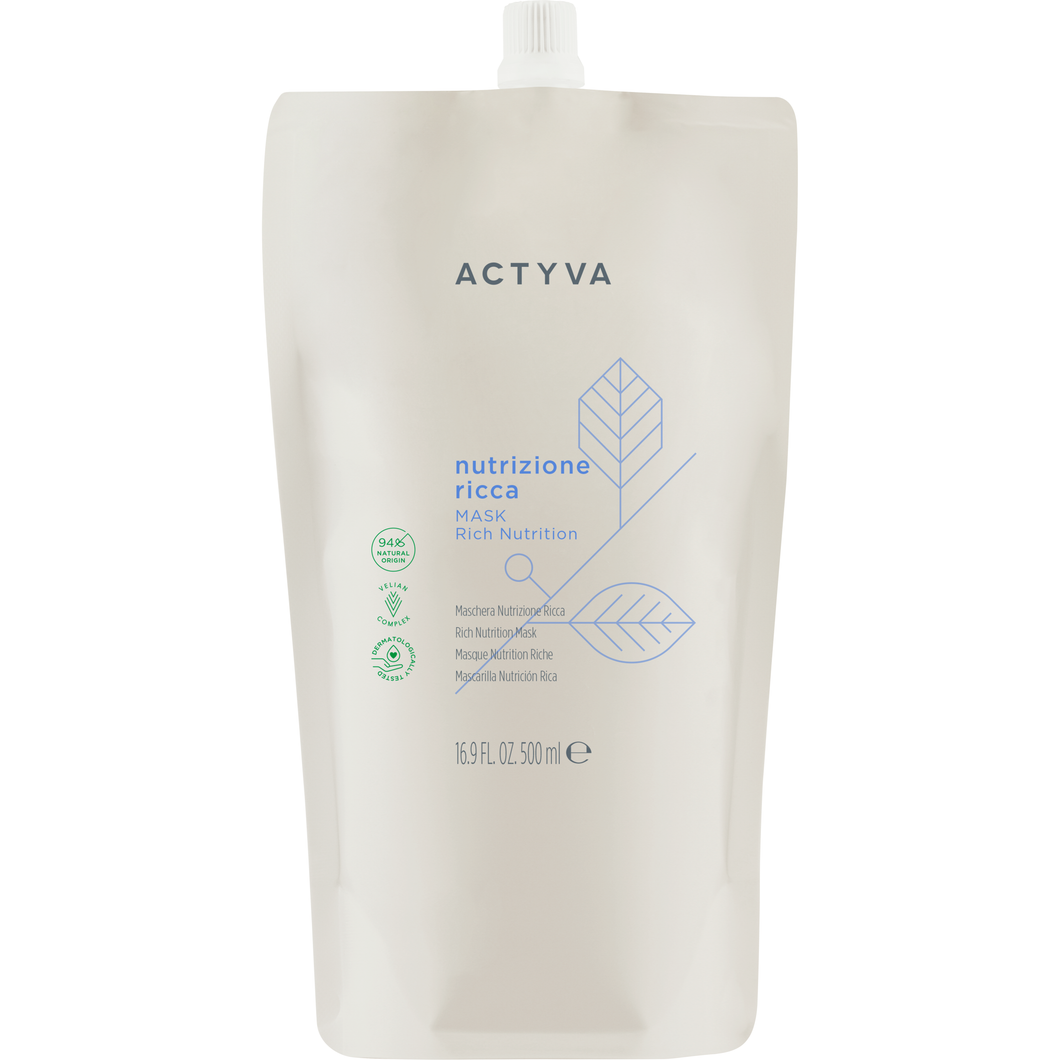 Kemon Actyva Nutrizione Ricca Mask Pouch - Masca de Hidratare Intensa Par Foarte Uscat 500ml