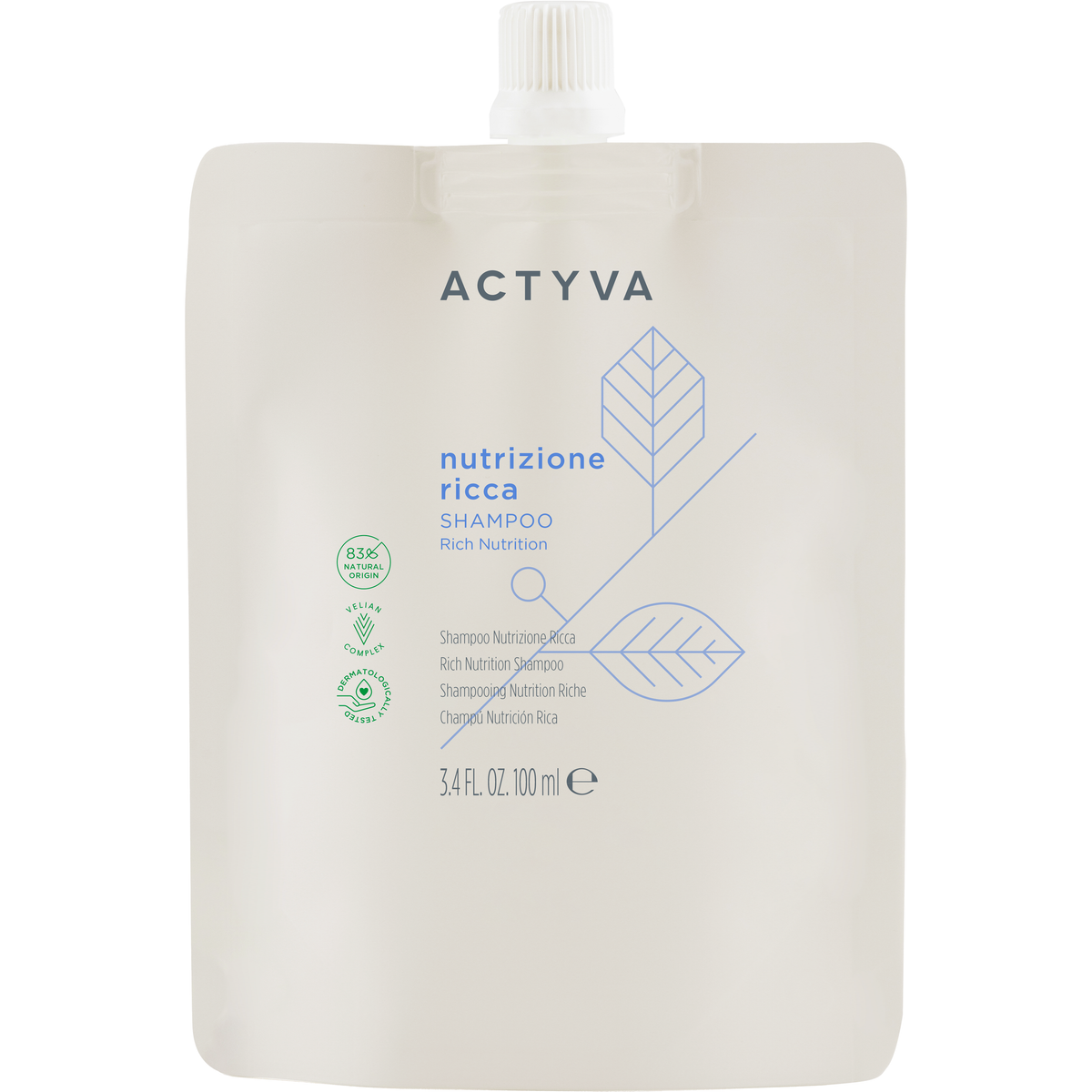 Kemon Actyva Nutrizione Ricca Shampoo 100ml - Sampon de Hidratare Intensa - Beauty Lounge