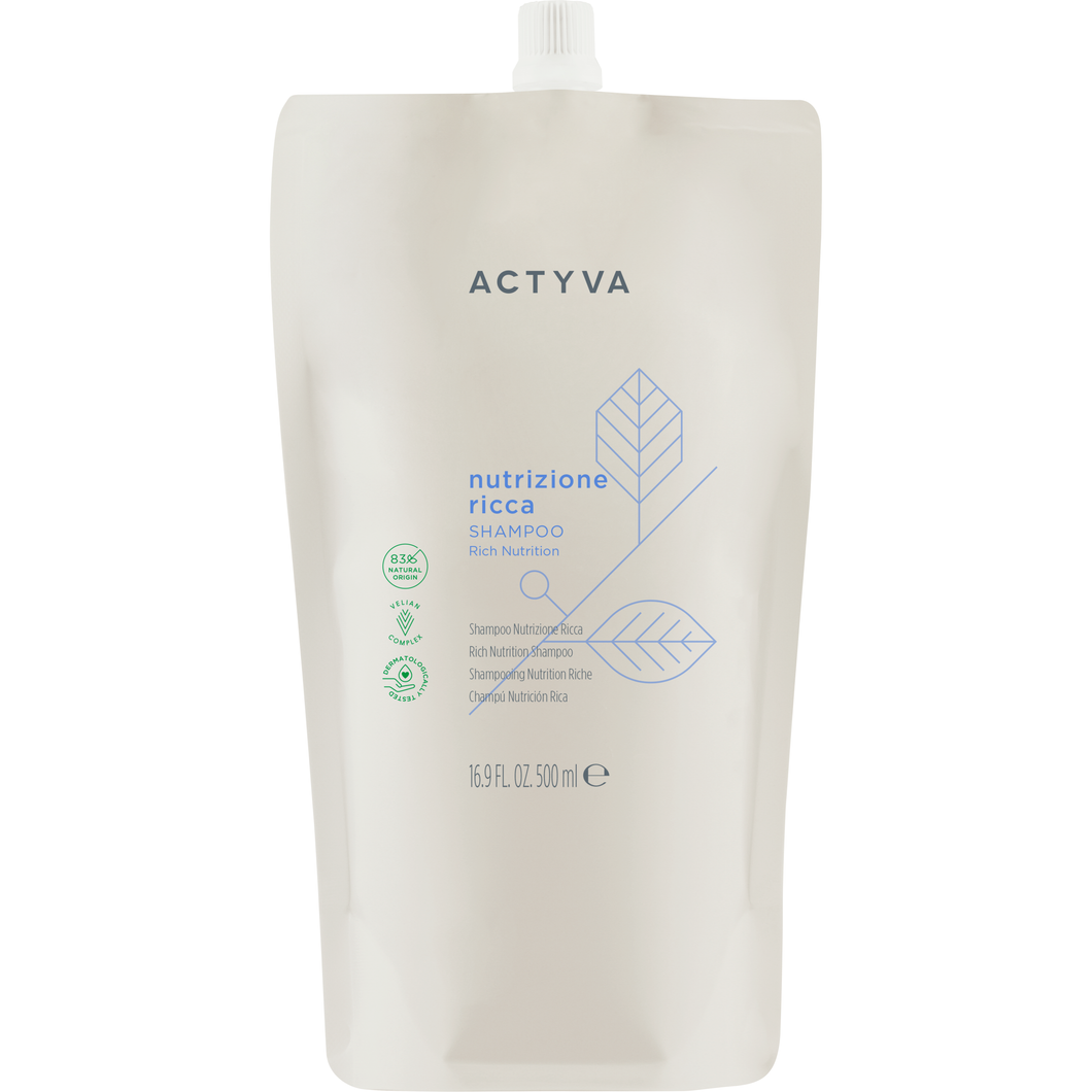 Kemon Actyva Nutrizione Ricca Shampoo Pouch - Sampon de Hidratare Intensa 500ml