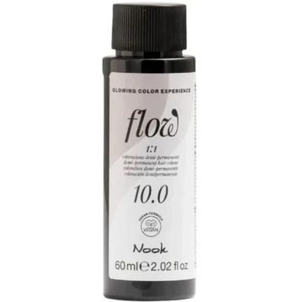 Nook Flow ofera culoare vibranta, luciu intens si ingrijire profunda, fara a compromite sanatatea firului de par.