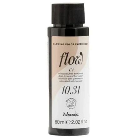 Nook Flow ofera culoare vibranta, luciu intens si ingrijire profunda, fara a compromite sanatatea firului de par.