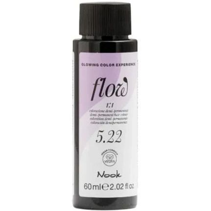 Nook Flow ofera culoare vibranta, luciu intens si ingrijire profunda, fara a compromite sanatatea firului de par.