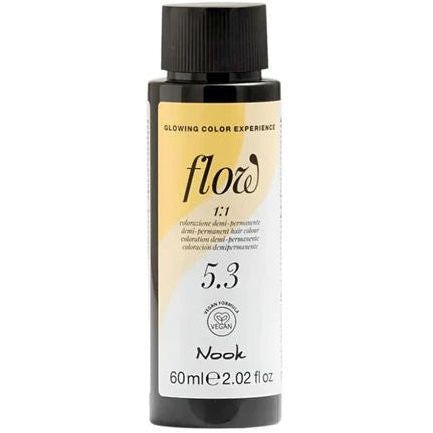 Nook Flow ofera culoare vibranta, luciu intens si ingrijire profunda, fara a compromite sanatatea firului de par.