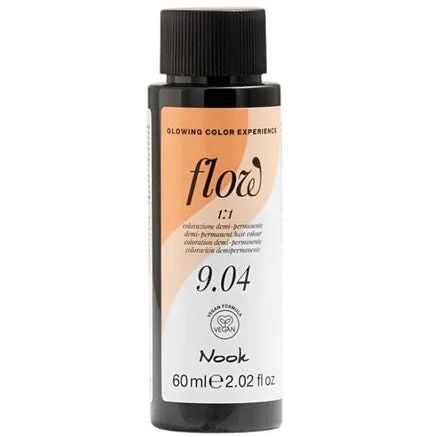 Nook Flow ofera culoare vibranta, luciu intens si ingrijire profunda, fara a compromite sanatatea firului de par.