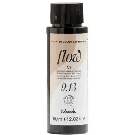 Nook Flow ofera culoare vibranta, luciu intens si ingrijire profunda, fara a compromite sanatatea firului de par.