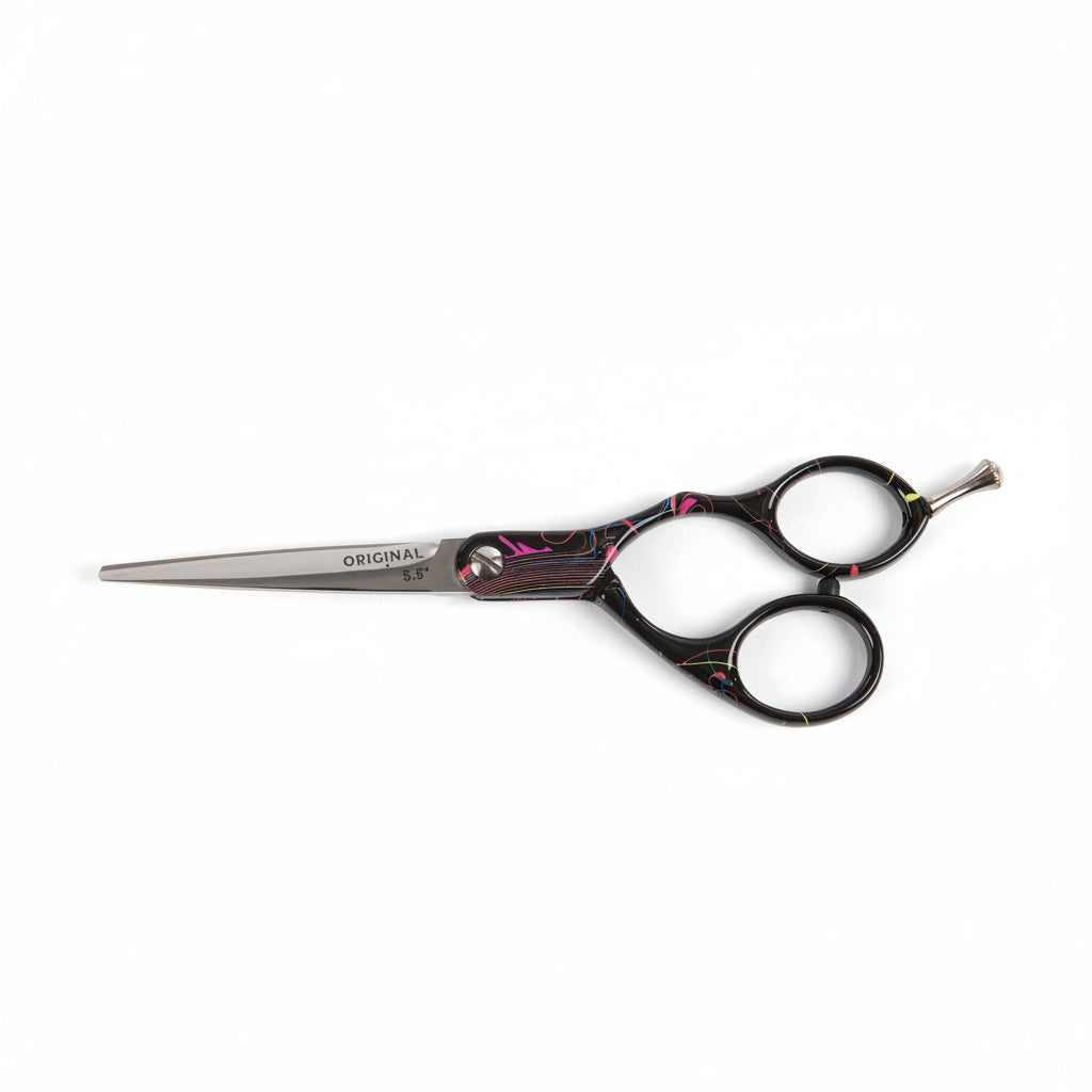 OBB Ergonomic Cutting Scissors Flow 5.5 Ergonomic - Foarfeca Ergonomica Pentru Tuns