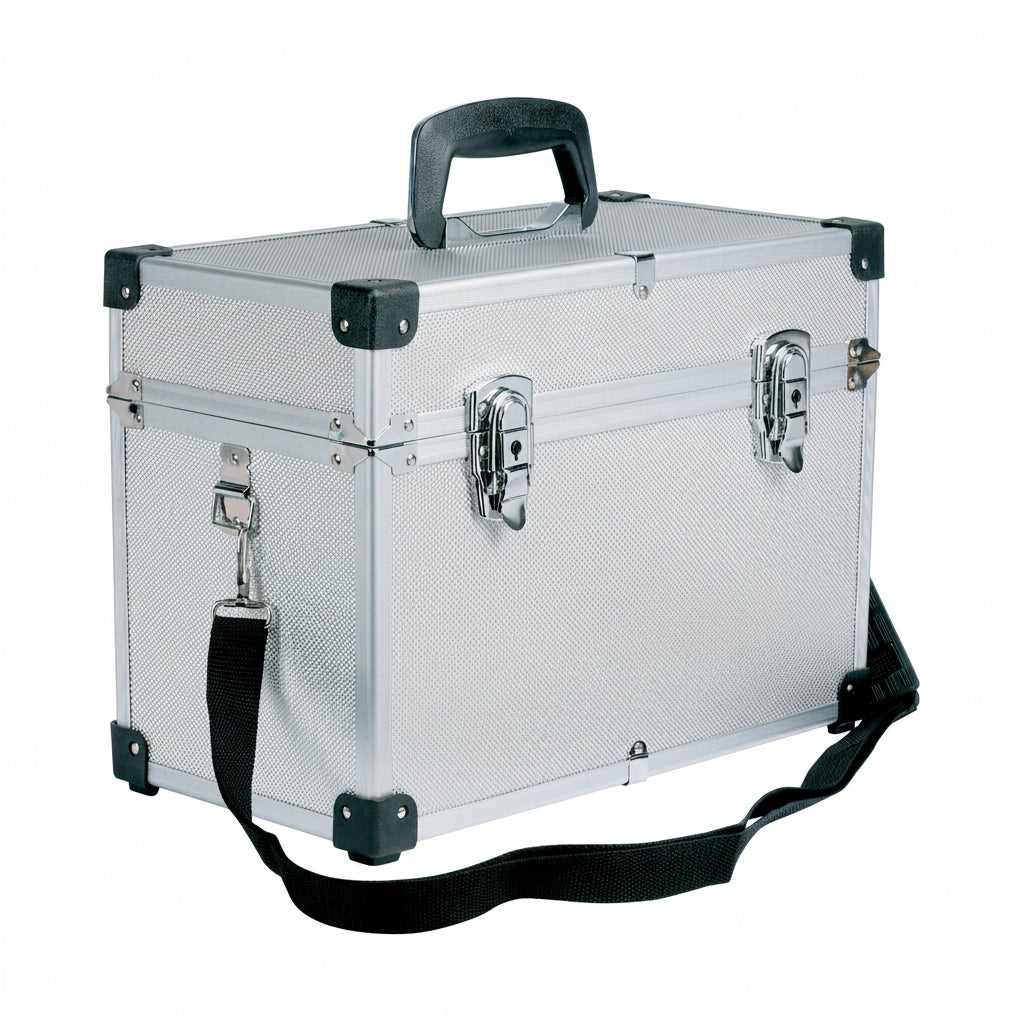 OBB Trolley Case Alu Compact - Geanta Profesionala Pentru Transport Instrumente Coafor