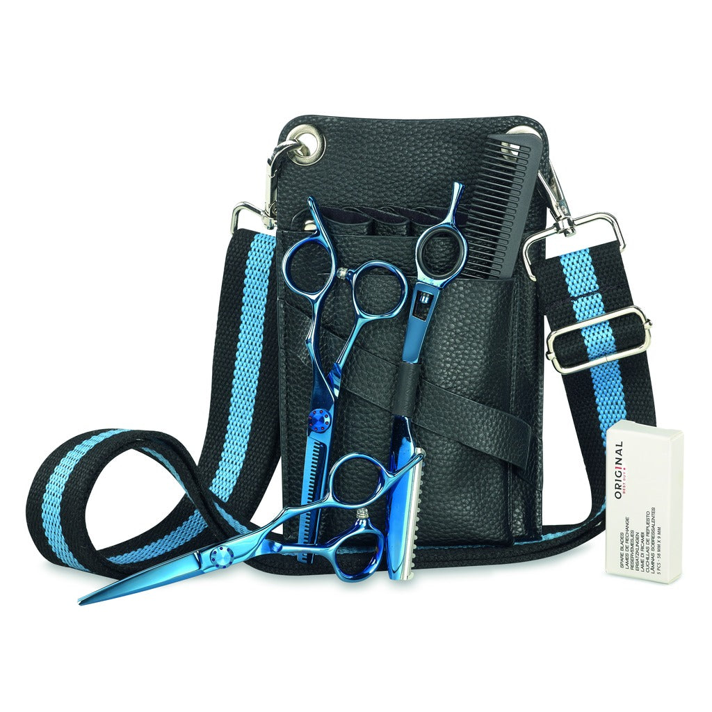 OBB Scissors Set Finn Pouch 5.5inch - Set Profesional Pentru Tuns