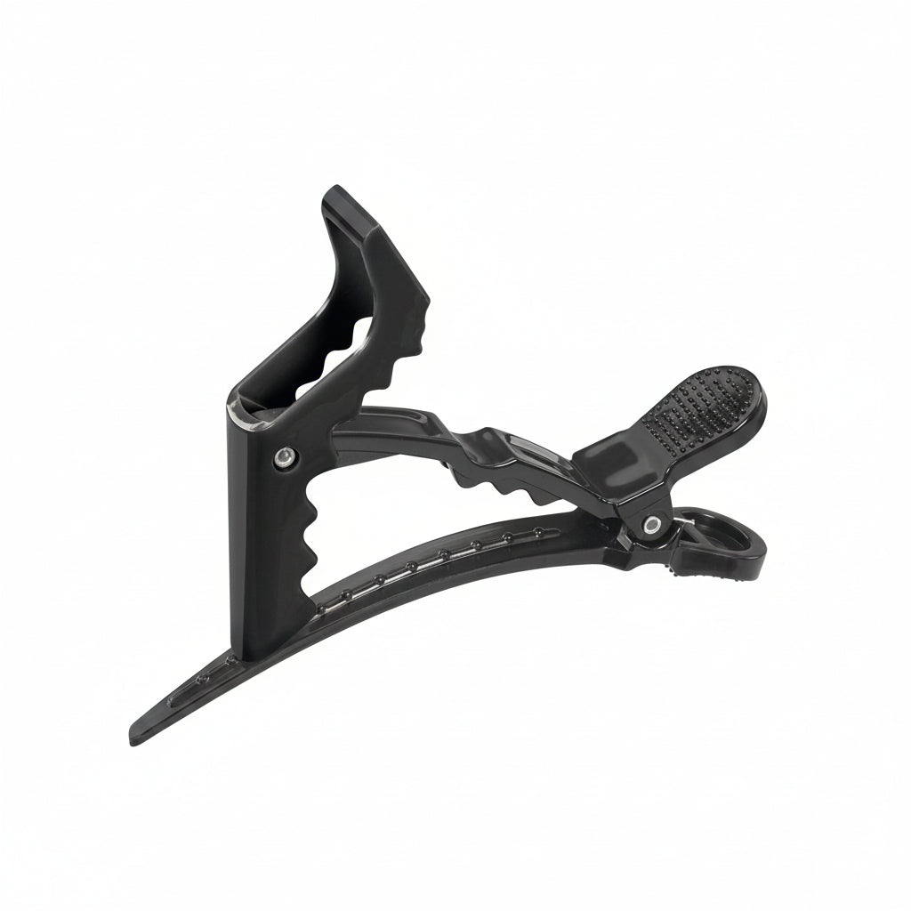OBB Shark Clips Basic 11.5cm Black 6pcs - Clame Profesionale Pentru Par