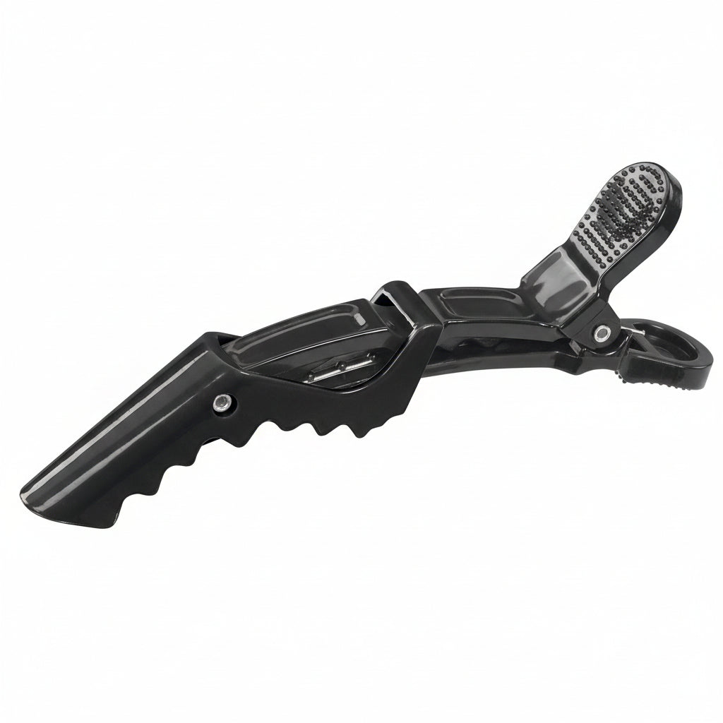 OBB Shark Clips Basic 11.5cm Black 6pcs - Clame Profesionale Pentru Par
