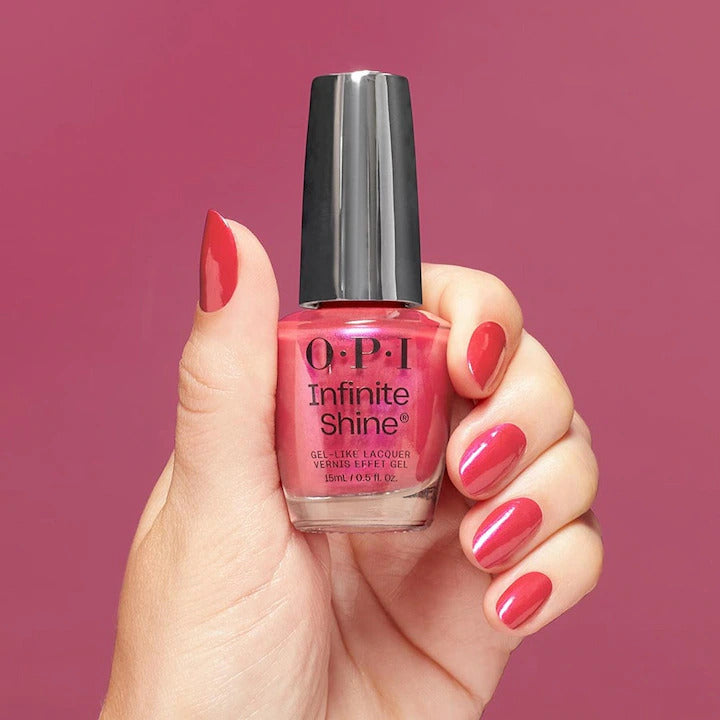 OPI Infinite Shine Strawberry Margarita 15ml - Lac Unghii Gel-Like - Beauty Lounge
