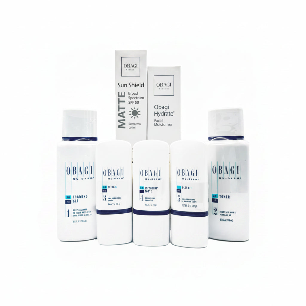 Obagi Nu-Derm Skin Transformation System Normal to Oily - Kit complet anti-pete si anti-aging - Beauty Lounge