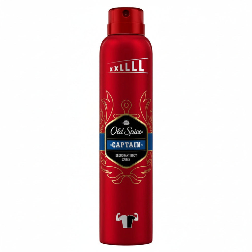 Old Spice Captain Deodorant Antiperspirant Spray este un deodorant pentru barbati cu protectie de lunga durata impotriva transpiratiei si mirosurilor neplacute.