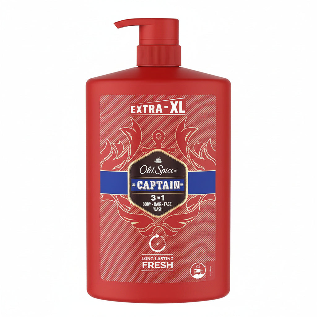 Old Spice Captain Shower Gel este un gel de dus pentru barbati, conceput pentru curatarea eficienta a pielii si improspatarea corpului.