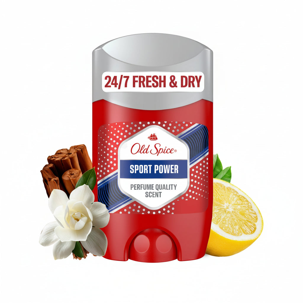 Old Spice Sport Power Deodorant Antiperspirant Stick este un deodorant pentru barbati creat pentru protectie indelungata impotriva transpiratiei si mirosurilor neplacute.