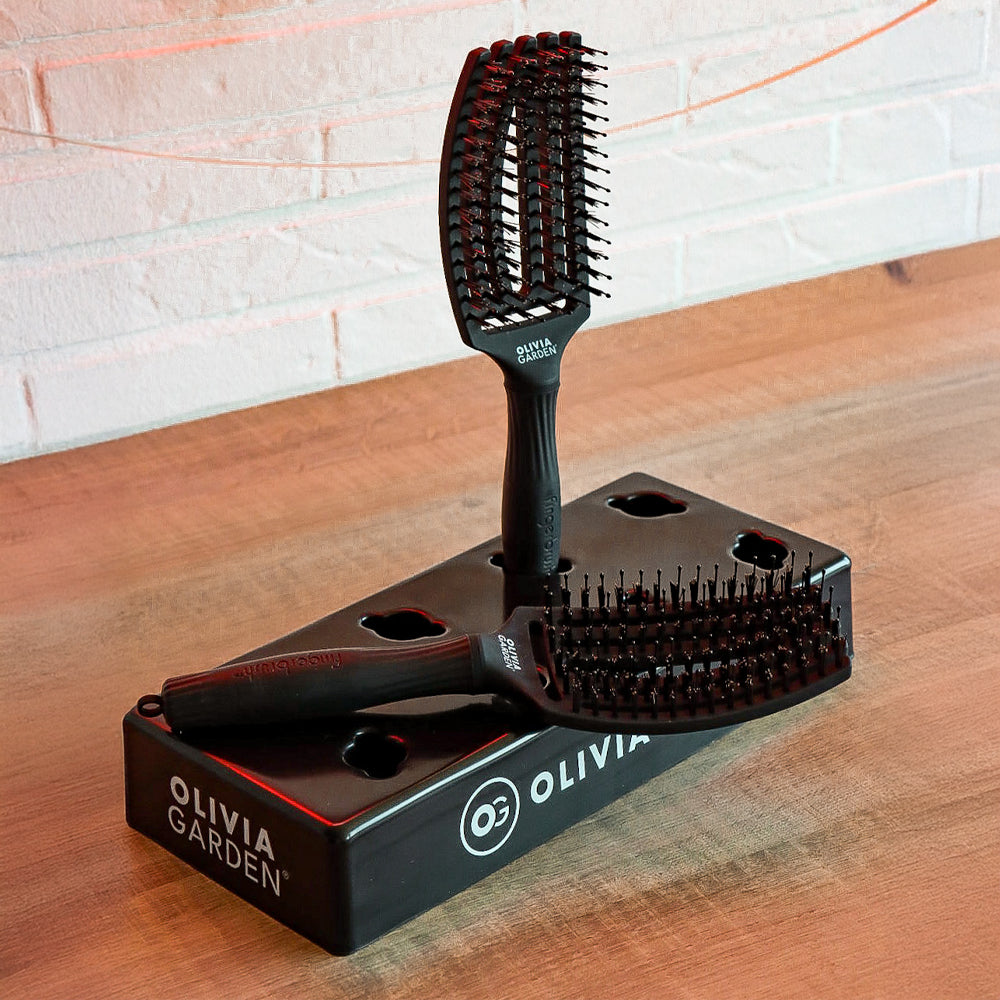 Olivia Garden Finger Brush ID1729 Combo Negru - Perie Profesionala Pentru Descurcare si Volum - Beaty Lounge