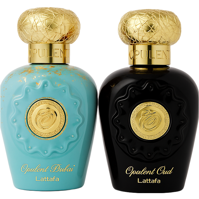 Set Lattafa Opulent Dubai 100ml + Opulent Oud 100ml - Apa de Parfum - Beauty Lounge