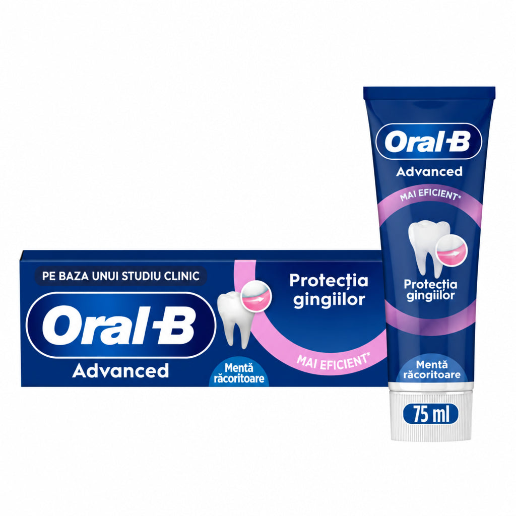 Oral-B Advanced Gum Protection Cool Mint 75ml - Pasta De Dinti Pentru Protectia Gingiilor