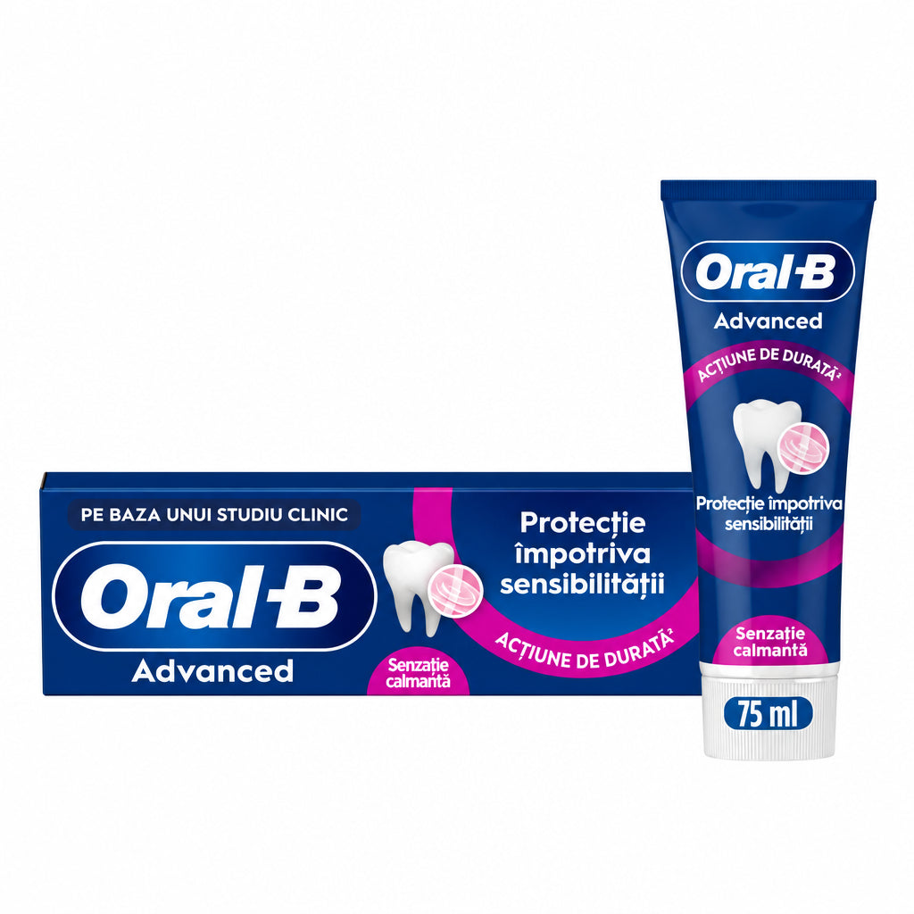 Oral-B Advanced Sensitivity Protection 75ml - Pasta de Dinti cu Eucalipt si Menta Pentru Dinti Sensibili